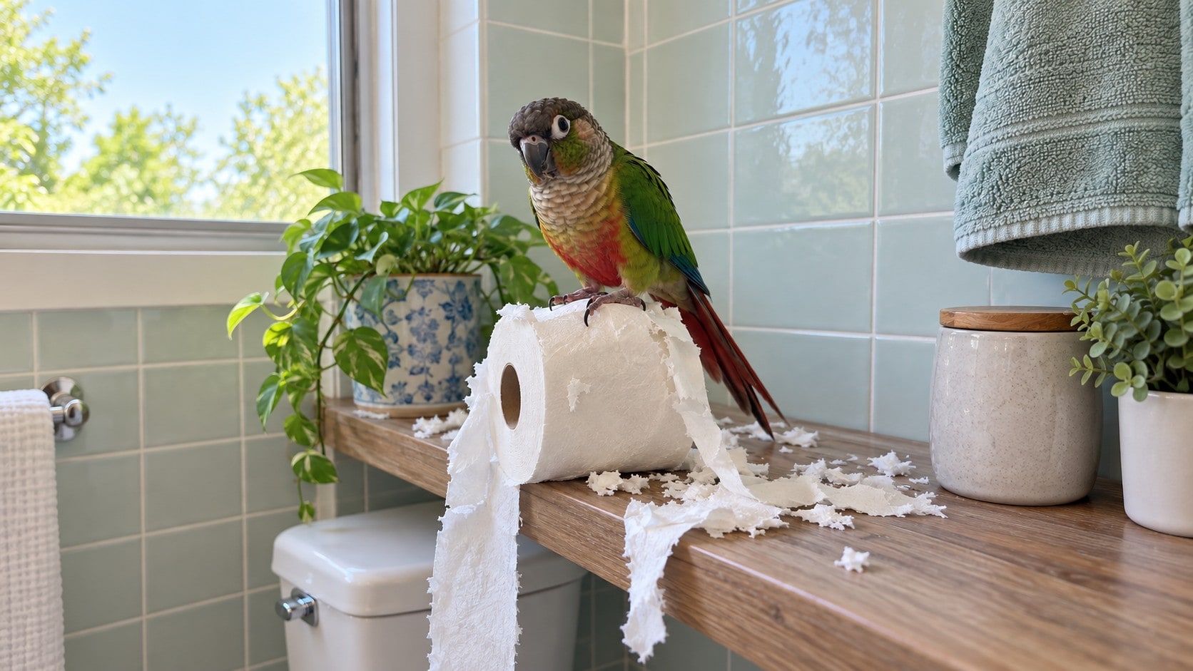 Kiwi: Zamiana papieru toaletowego w konfetti